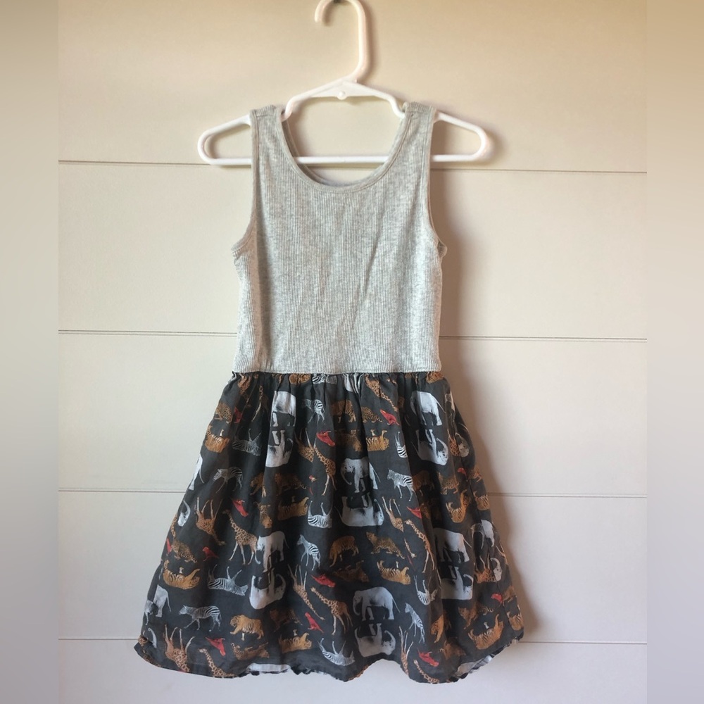 Gap Girls Tank Dress Zoo Animals S